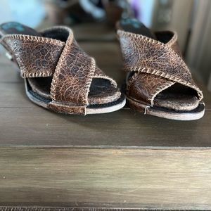 Lane Leather Heeled Sandals